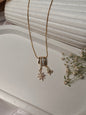 anti tarnish Gold-Plated charm Pendant Necklace