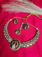 Mayura Royal reverse ad Peacock Choker & Maang Tikka Set