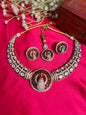 Mayura Royal reverse ad Peacock Choker & Maang Tikka Set