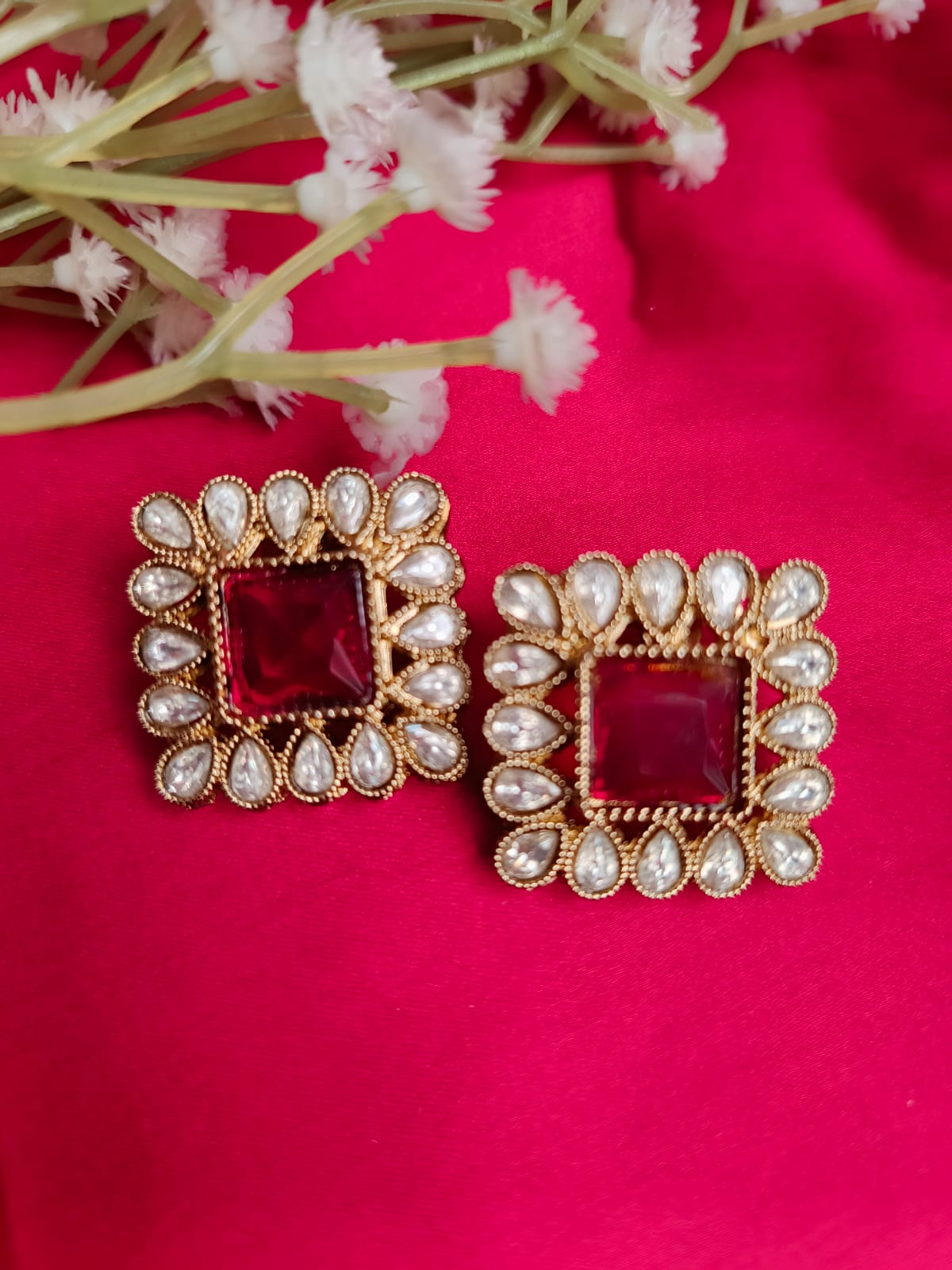 Shahi Mohini Multi-Strand Pearl & Kundan Choker Set