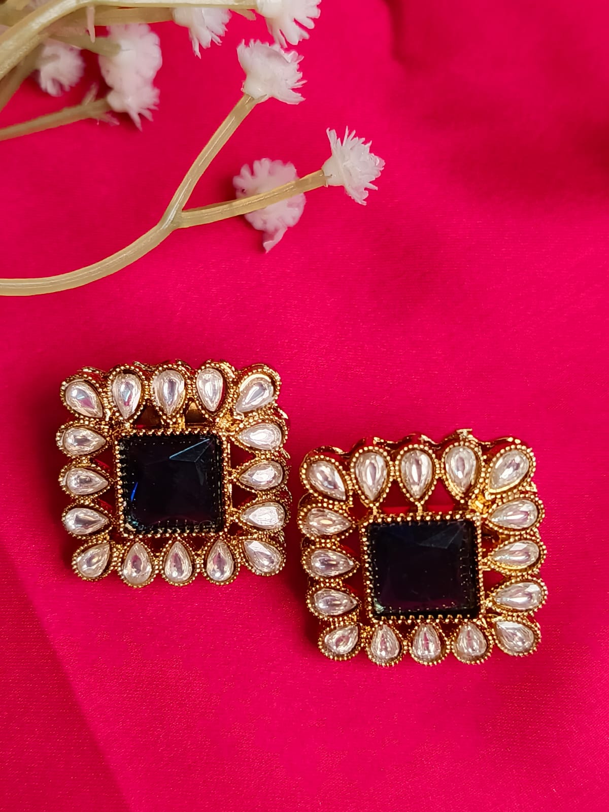 Shahi Mohini Multi-Strand Pearl & Kundan Choker Set