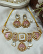 Premium Green Kundan & Mother of Pearl Choker Necklace Set with Earrings | Bridal & Wedding Jewellery